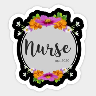 Nurse Est 2020 - Nurse graduation gifts Sticker